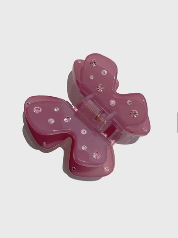 Austrian Crystal Three-Dimensional Butterfly Hair Clip (LFSA0629)