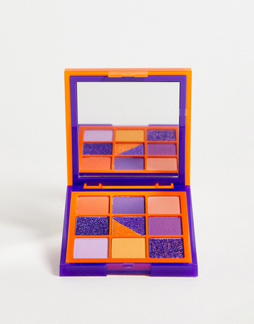 Huda Beauty Color Block Obsessions Eyeshadow Palette - Orange & Purple-Multi
