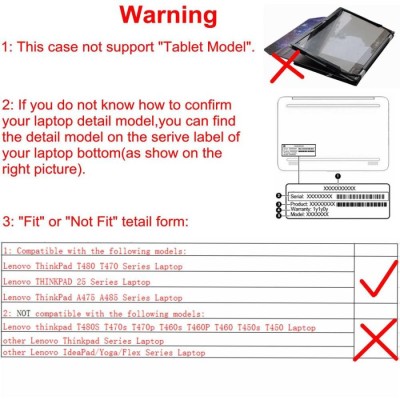 alapmk保護ケースカバーfor 14? Lenovo ThinkPad t480?t470?& ThinkPad