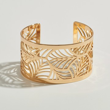 SOIRÉE BY N.Y. 蒔華芮︱耀.梠葉 鏤雕袖鐲 (共3色)