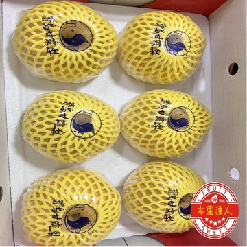 水果達人 梨山嚴選寶島甘露梨6顆X1箱(675-750克/顆)