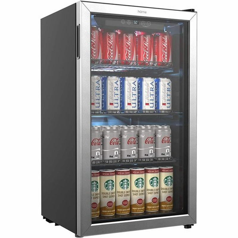 冷蔵庫 最大1缶 ガラスドア ステンレス オフィス 事務所 かっこいい おしゃれ ショーケース Homelabs Beverage Refrige 通販 Lineポイント最大0 5 Get Lineショッピング
