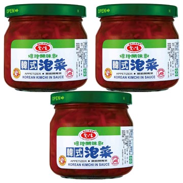愛之味 韓式泡菜  190g  3罐