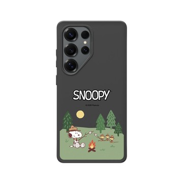 Galaxy S25 Ultra SolidSuit 黑 - 史努比 Snoopy - 露營趣