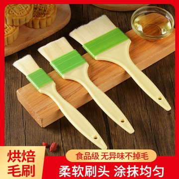 高品質💦不掉毛食品級油刷燒烤毛刷廚房刷油烙餅家用耐油刷烘焙料理刷軟毛