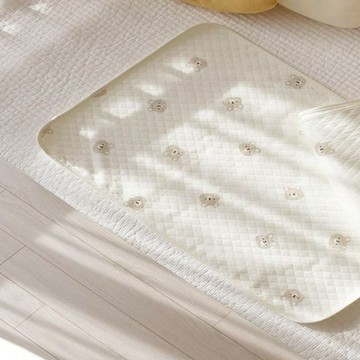 Baby&I 新生兒柔軟防水墊 小熊款 S號(40*60cm) 1入  S