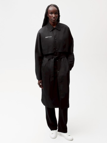 PANGAIA - Organic Cotton Trench Coat - black - XL XL