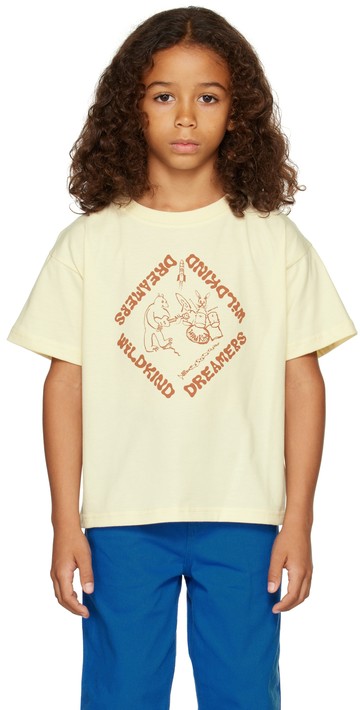 Wildkind 灰白色 Oversized Dreamers Diamond 儿童 T 恤