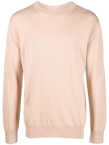Jil Sander - wool crew-neck jumper - men - Wool - 54 - Neutrals