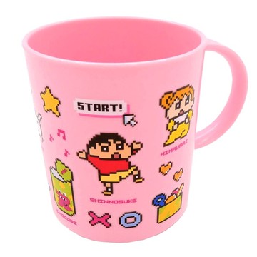 日本製蠟筆小新塑膠水杯，水杯/塑膠隨行杯/漱口杯/環保杯/塑膠杯，X射線【C113705】