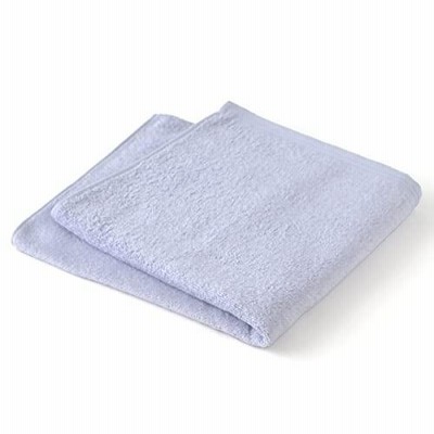 ホットマン １秒タオル 〈ホットマンカラー〉ヘアバスタオル 瞬間吸水 日本製 最高級超長綿 18色 (ブルー)