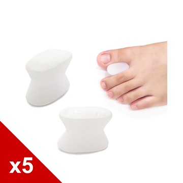 糊塗鞋匠 優質鞋材 J01 拇趾間隔墊 5雙