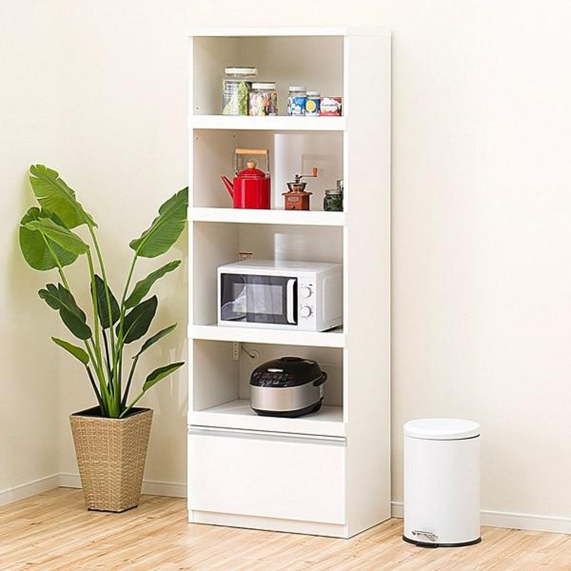 送料込み レンジボード レンジ台 キッチンボード 収納 ニトリ ホワイト 幅80 ニトリ 幅80cm レンジボード (コパン T 80MRB WH) キッチン