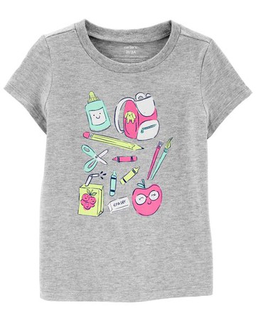 Baby School Supplies Jersey Tee