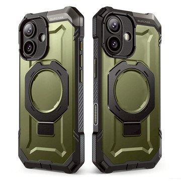 iPhone 17 系列 UB Grip 頂級磁吸支架軍規防摔殼｜相機按鍵 17 Air珊瑚