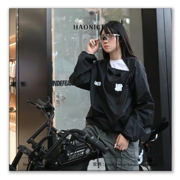 【NICE 歐美日韓代購】24SS UNDEFEATED秋季新款經典5條槓logo長袖拉鏈外套 衝鋒衣 美式 輕量
