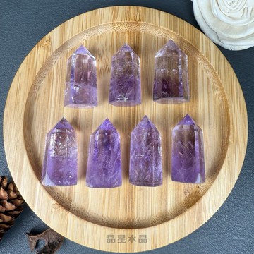 【晶星】 天然紫水晶柱 紫水晶 能量柱 水晶柱 晶柱 能量柱 水晶 原礦 礦石 天然水晶 開運 開運小物 居家擺件 避邪