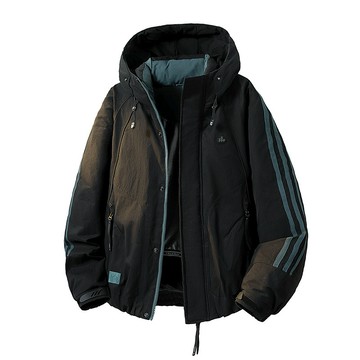 【HOT 本舖】男装冬季新國標羽絨服男戶外衝鋒衣羽絨服連帽羽絨服外套新款