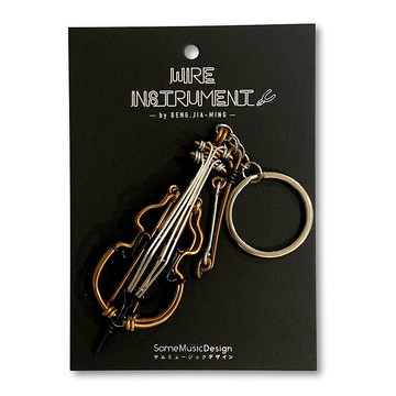 【低音提琴】樂器鋁線吊飾