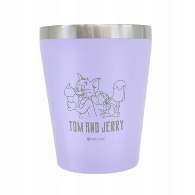 トムとジェリー ワーナーブラザース キャラクター ステンレス タンブラー 保温保冷 コップ パープル 通販 Lineポイント最大get Lineショッピング
