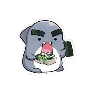 鯊西米 壓克力別針-海苔