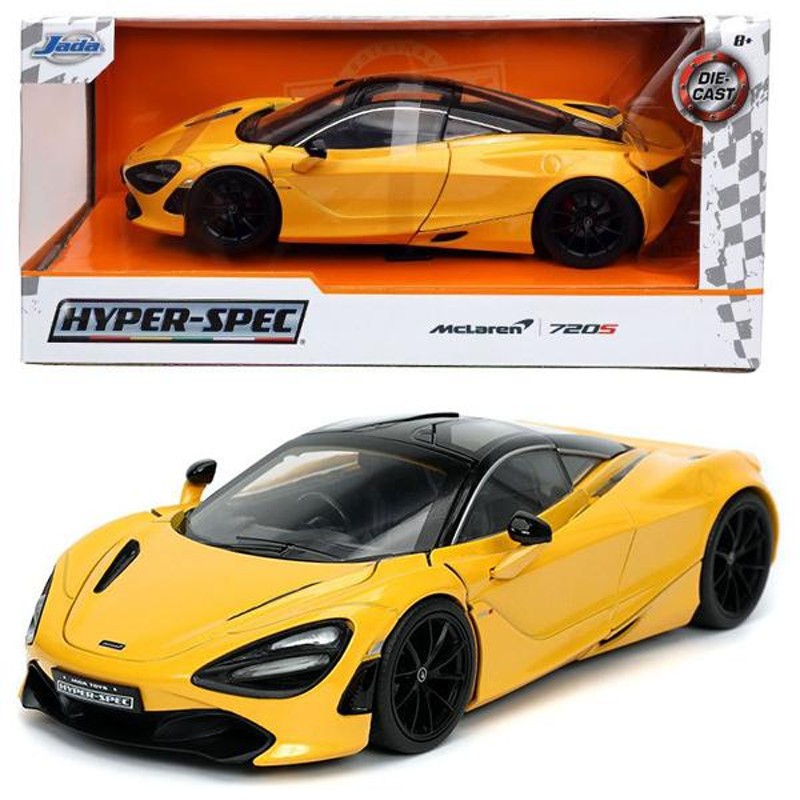 JADATOYS HYPER-SPEC 1/24 マクラーレン 720S ヴァルカーノイエロー 