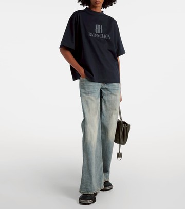 Balenciaga Logo cotton jersey T-shirt
