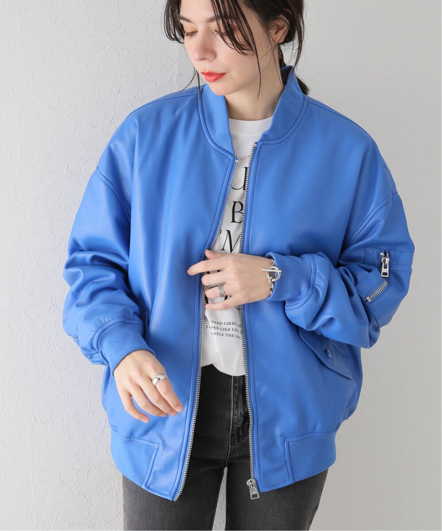 JOINT WORKS ジョイントワークス MEL BOMBER レディース ネイビー