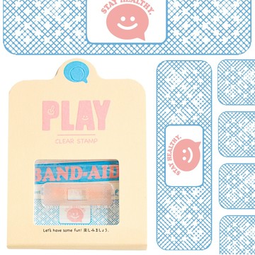 PLAY OK繃水晶印章 六街原創印章系列