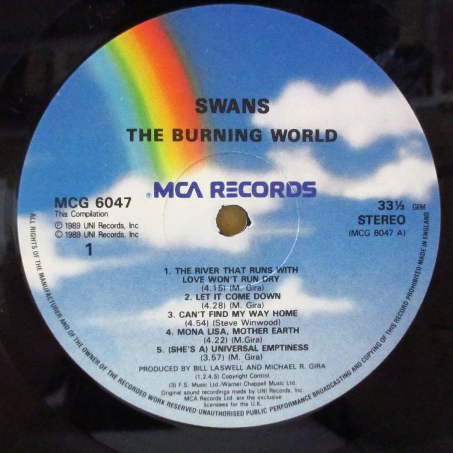 SWANS-The Burning World (UK オリジナル LP インナー)
