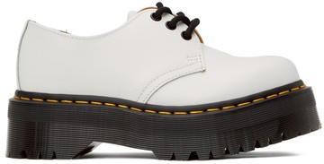 Dr. Martens 白色 1461 Quad 德比鞋