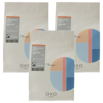 OKO 生態綠 公平單品咖啡豆 哥倫比亞 中深烘焙 全豆  250g  3包