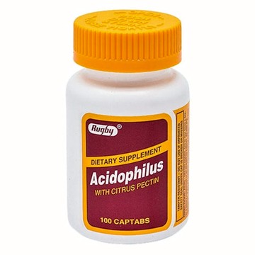 Acidophilus 100 Caps by Rugby