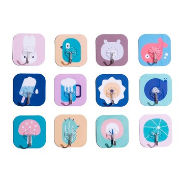 貼鉤創意可愛掛鉤強力粘膠墻壁掛吸盤貼宿舍女承重免打孔無痕粘鉤