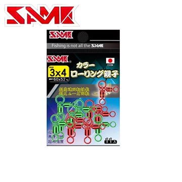 SAME莎之美 Stainless 3-Way Swivel 日本製彩色親子轉環 T143