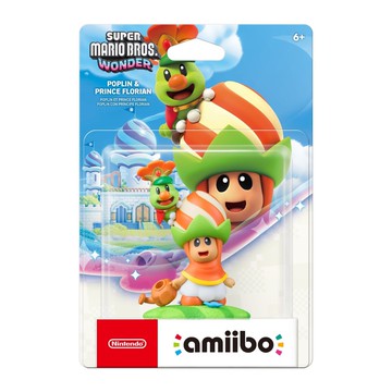 【Nintendo 任天堂】【預購3/26】    Amiibo 苞普林&花洛里安王子 超級瑪利歐兄弟 驚奇系列