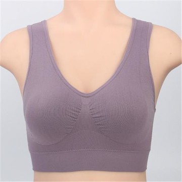 中老年人媽媽內衣薄款夏季美背文胸背心式大碼無鋼圈運動女士胸罩