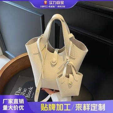 2025新款小眾設計菜籃子女包氣質潮流手提單肩斜挎休閑百搭水桶包