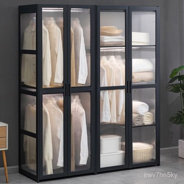 ✅全臺可安裝 宅配到府 掛衣架落地式臥室衣帽架置物家用開放床頭晚上放衣服神器簡易衣櫃