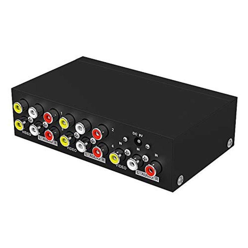 ES-Tune AV分配器 RCA オーディオ スプリッター 分配器 1入力4出力 ビデオオーディオ分配器 通販 LINEポイント最大0.5%GET  LINEショッピング