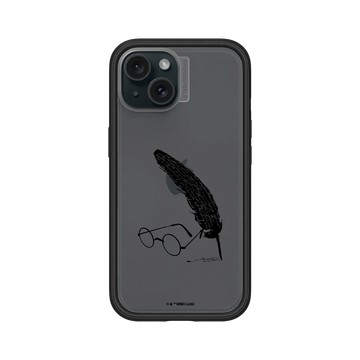 iPhone 15 Mod NX 黑 - 哈利波特 Harry Potter - 羽毛筆和眼鏡