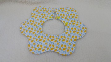 清新檸檬    雲朵兜/寶寶圍兜/口水巾