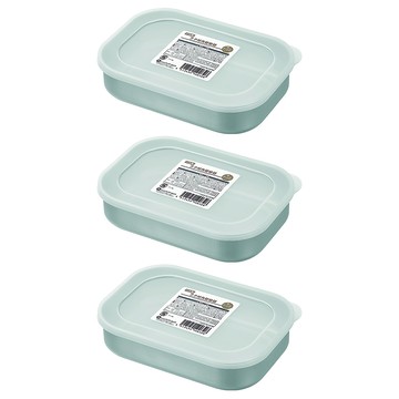 ECHO 不銹鋼長方保鮮盒 1入-冰箱收納、食物保鮮、長方形設計、易清洗、耐用  3入  1組