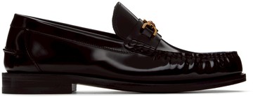 Versace 黑色 Medusa '95 乐福鞋