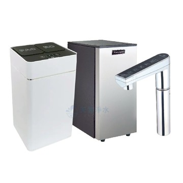 【Gleamous 格林姆斯】K900冰冷熱三溫廚下型飲水機【GRO600G直輸過濾版｜觸控式龍頭｜贈全台安裝】