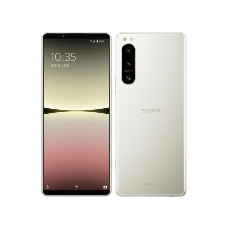 新品 softbank SONY Xperia 5 IV A204SO ホワイト SIMロック解除済 SIM ...