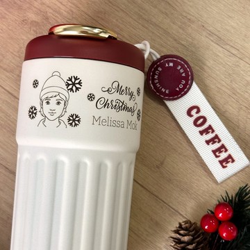【聖誕禮物】交換禮物 保溫杯套裝 暖心冬日禮物 客製化雕刻 送禮