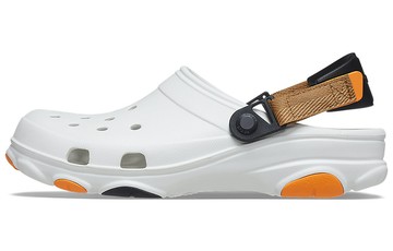 CROCS CLASSIC CLOG BEACH UNISEX WHITE SANDALS