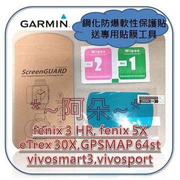 蝦幣回饋10% 薄版鋼化保護貼 防爆膜 保護貼 Garmin fenix 3 5 8 47mm 51mm pro