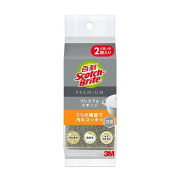 【贈品】3M 百利日系3層海綿菜瓜布-極緻去漬2片裝